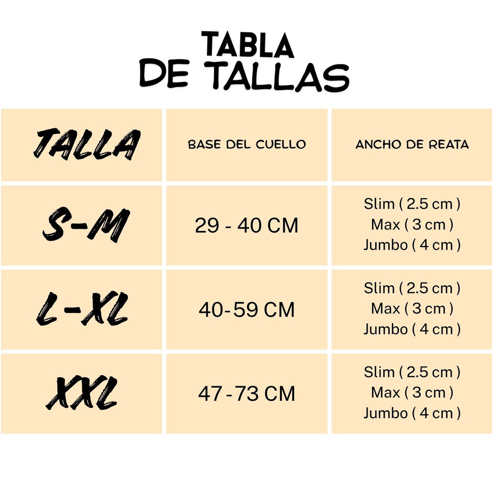 Size chart image